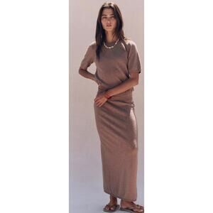 Free People Women’s Isabella Sweater Skirt Set in Cool Violet sz small NWT Boho
